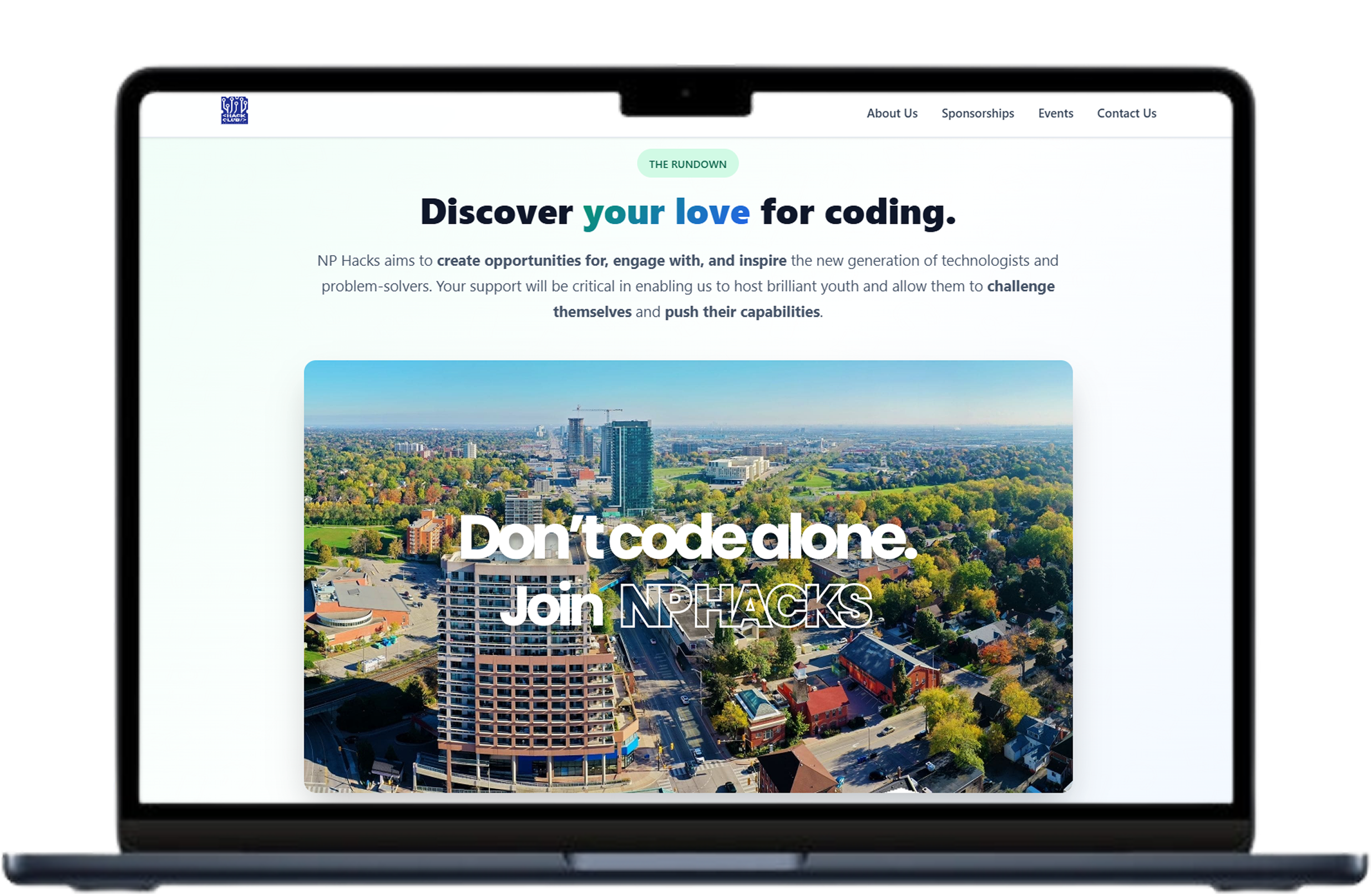Laptop showing coding environment